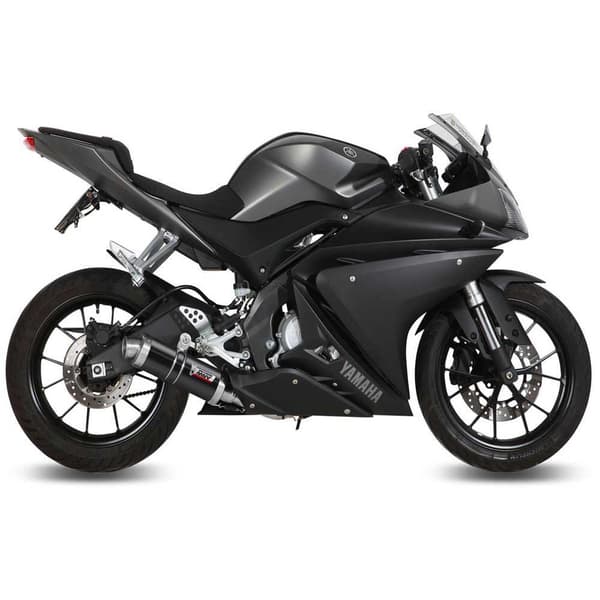 Mivv Gp Yamaha Mt-125 2015-19/yzf R125 2014-18 Y.047.lxb Homologeret Fuldlinjesystem Søvfarvet Homologated