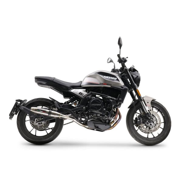 Gpr Exhaust Systems Deeptone Inox Moto Morini Seiemmezzo Scr 650 2022-2024 Homologeret Fuldlinjesystem Søvfarvet Homologated
