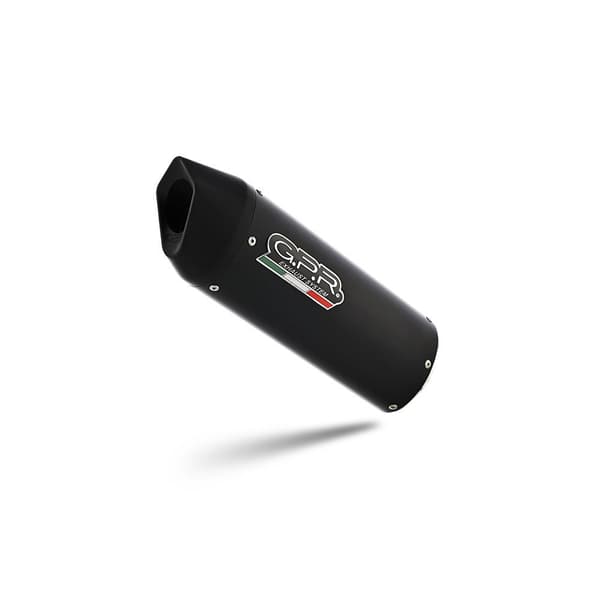 Gpr Exhaust Systems Furore Nero Ktm Duke 125 2021-2023 E5 Oval Ei-homologoitu Slip-on äänenvaimennin Hopeinen Not Homologated