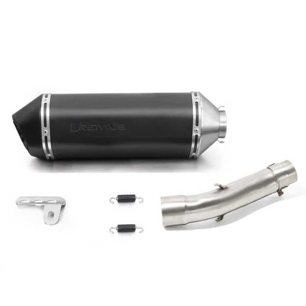 Remus Okami Stainless Steel Cb 500 F Pc58 35 Kw 18 Euro 4/cb 500 X Pc59 35 Kw 17 Euro 4 Homologeret Slip On Lyddæmper Sort Homologated