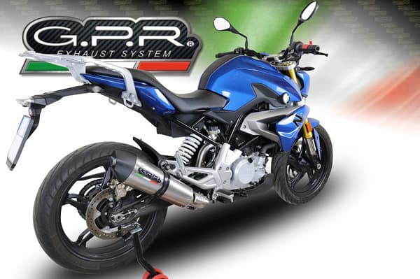 Gpr Exhaust Systems Gp Evo4 Bmw G 310 R 22-23 Ref:e5.bm.cat.93.gpan.to Titanium With Catalyst Homologeret Fuldlinjesystem Transparent Homologated