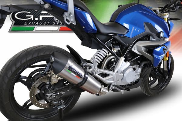 Gpr Exhaust Systems Gp Evo4 Bmw G 310 R 22-23 Ref:e5.bm.cat.93.gpan.to Titanium With Catalyst Homologeret Fuldlinjesystem Transparent Homologated