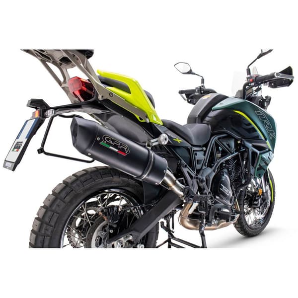 Gpr Exhaust Systems Furore Evo4 Nero Benelli Trk 702 X 2023-2024 E5 Oval Homologeret Slip On Lyddæmper Søvfarvet Homologated