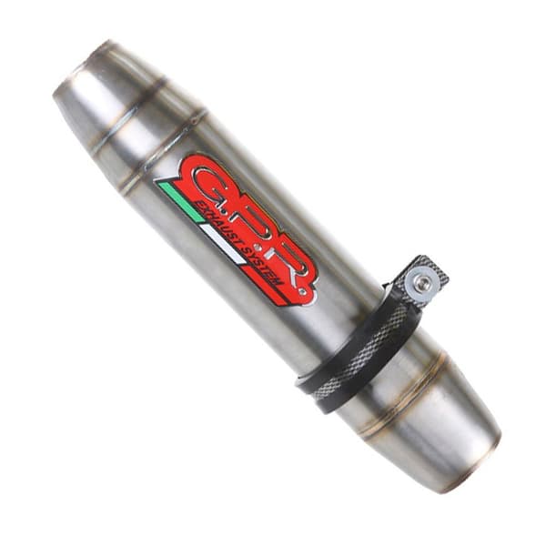 Gpr Exhaust Systems Deeptone Kawasaki Ninja 125 21-22 Stainless Steel Ikke-homologeret Slip-on Lyddæmper Søvfarvet Not Homologated