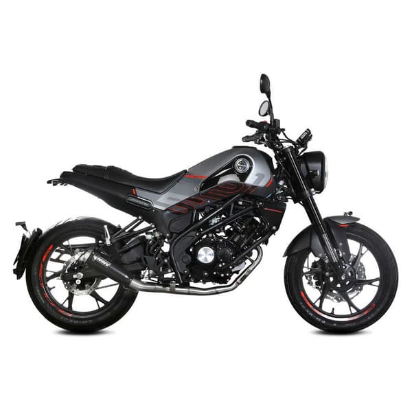 Mivv X-m1 Benelli Leoncino 125 2022-24 E.007.lc4b Homologeret Fuldlinjesystem Søvfarvet Homologated