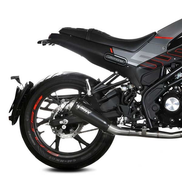 Mivv X-m1 Benelli Leoncino 125 2022-24 E.007.lc4b Homologeret Fuldlinjesystem Søvfarvet Homologated