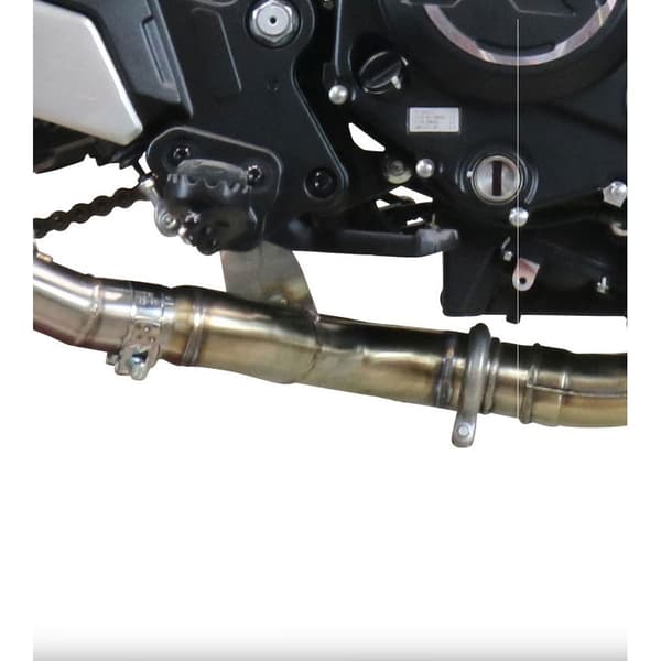 Gpr Exhaust Systems Ei Homologoitua Ruostumattomasta Teräksestä Valmistettua Yhdysputkia Cf Moto 700 Cl-x Sport 22-24 Ref:cf.16.race.dec Hopeinen