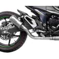 Pikkukuva 1 / 2: Leovince Lv-10 Kawasaki 15214 Ei-homologoitu Slip-on äänenvaimennin Hopeinen Not Homologated
