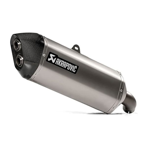 Akrapovic Suzuki Dl/v Strom 1050 2020-2024 Homologeret Slip On Lyddæmper Søvfarvet Homologated