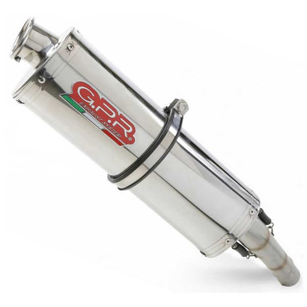 Gpr Exclusive Trioval Mid Line System V-strom Dl 650 04-11 Homologeret Lyddæmper Søvfarvet Homologated