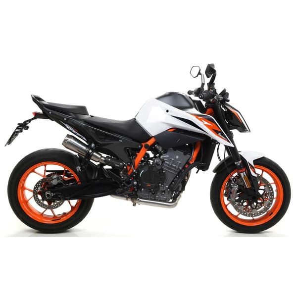 Arrow Pro-race Nichrom Ktm 790 Duke ´18-20 Ei-hyväksytty äänenvaimennin Hopeinen Not Homologated