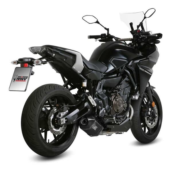 Mivv Speed Edge Yamaha Tracer 700/gt/tracer 7 2016-24 Y.058.lrb Homologoitu Täydellinen Linjajärjestelmä Hopeinen Homologated