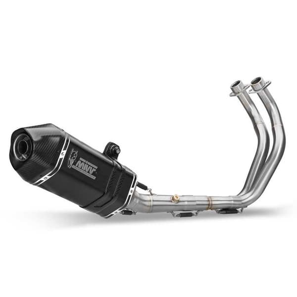 Mivv Speed Edge Yamaha Tracer 700/gt/tracer 7 2016-24 Y.058.lrb Homologoitu Täydellinen Linjajärjestelmä Hopeinen Homologated