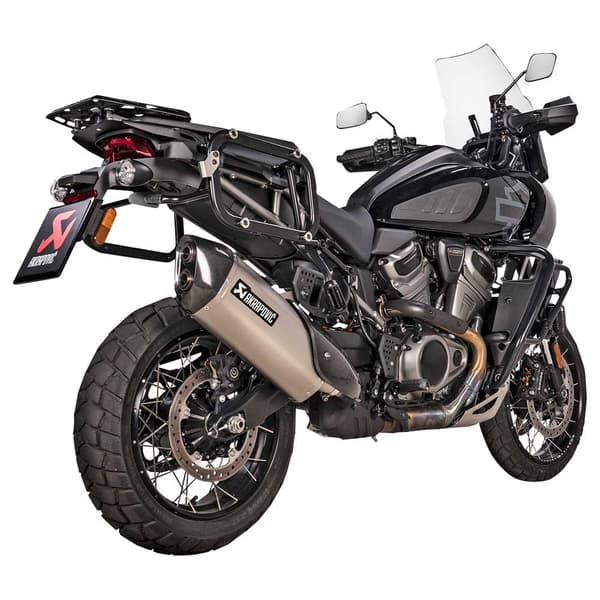 Akrapovic Harley Davidson Pan America 1250 21-22 Ref:s-hd12so1-haft Titanium&carbon Hyväksytty äänenvaimennin Hopeinen Homologated