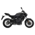 Miniatyrbild 4 av 4: Arrow Works Nichrom Dark With Carbon End Cap Yamaha Tracer 7 ´21-23 Homologerad Ljuddämpare Silver Homologated