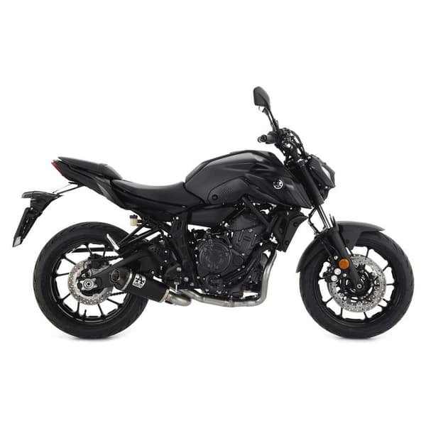 Arrow Works Nichrom Dark With Carbon End Cap Yamaha Tracer 7 ´21-23 Homologerad Ljuddämpare Silver Homologated