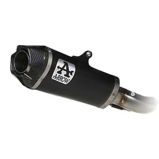 Arrow Works Nichrom Dark With Carbon End Cap Yamaha Tracer 7 ´21-23 Homologeret Lyddæmper Søvfarvet Homologated