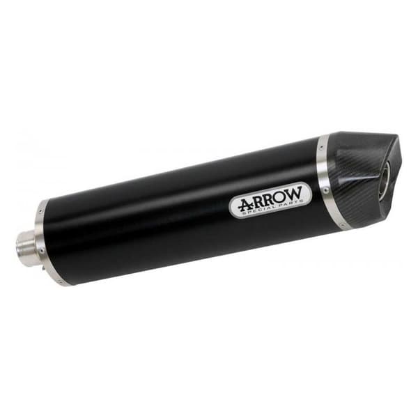 Arrow Maxi Race-tech Aluminium Dark With Carbon End Cap Yamaha Xt 1200z Super Ténéré ´10-20 Homologeret Lyddæmper Søvfarvet Homologated