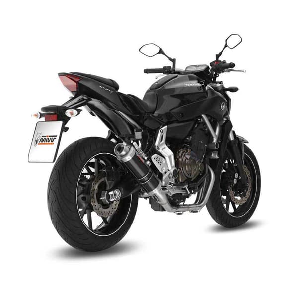Mivv Gp Yamaha Mt-07/fz-07 2014-24 Y.045.lxb Typgodkänt Komplett Avgassystem Silver Homologated