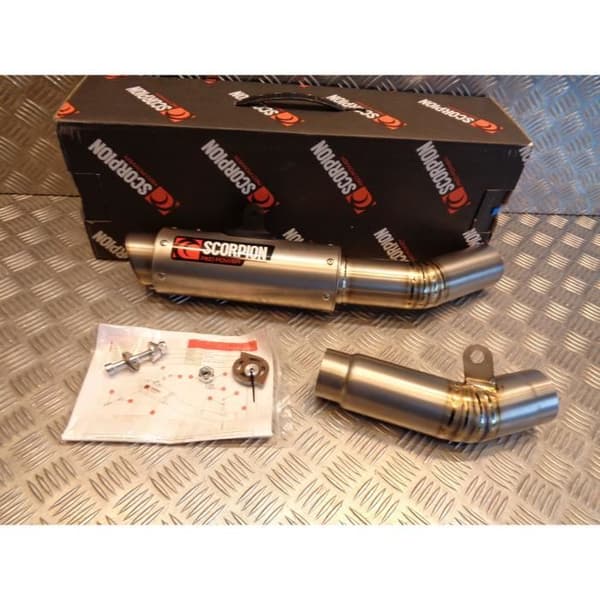 avgasljuddämpare scorpion rp-1 gp titanium motorcykel kawasaki z 800 KA1004TEM bihr 76021335