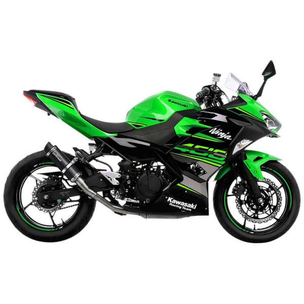 Leovince Gp Corsa Evo Kawasaki Ninja 400 3389e Ikke-homologeret Slip-on Lyddæmper Søvfarvet Not Homologated