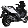 Pikkukuva 2 / 2: Mivv Urban Kymco Xciting 400 2013-16 C.ky.0012.k Homologoitu Täydellinen Linjajärjestelmä Hopeinen Homologated