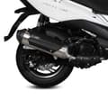 Pikkukuva 1 / 2: Mivv Urban Kymco Xciting 400 2013-16 C.ky.0012.k Homologoitu Täydellinen Linjajärjestelmä Hopeinen Homologated