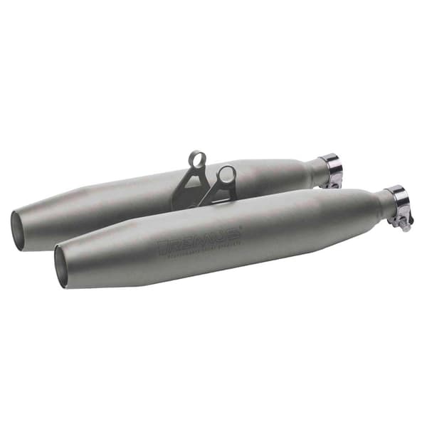 Remus Tapered For Boneville T 100 From 2021 Euro 5 Right No Catalitic Converter Race D.84 Mm Ikke-godkendt Lyddæmper Søvfarvet Not Homologated
