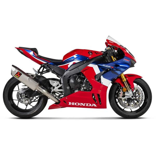 Akrapovic Evolution Line Titanium Cbr 1000rr-r Fireblade/sp 20 Ref:s-h10e3-aplt Icke-homologiserat Komplett Avgassystem Svart,Silver Not Homologated