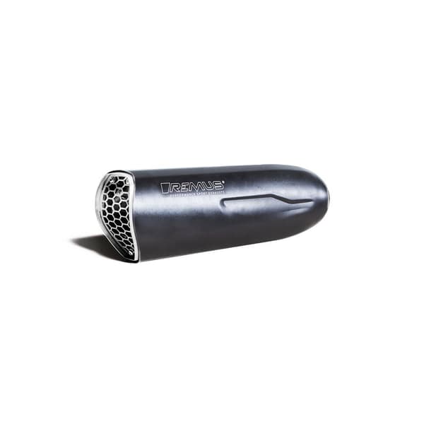 Remus Nxt Stainless Steel Mt-10 16 Euro 4 Homologeret Slip On Lyddæmper Sort Homologated