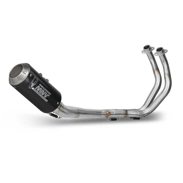 Mivv Mk3 Yamaha Mt-07/fz-07 2014-24 Y.045.sm3c Ei-homologoitu Täydellinen Pakokaasujärjestelmä Hopeinen Not Homologated