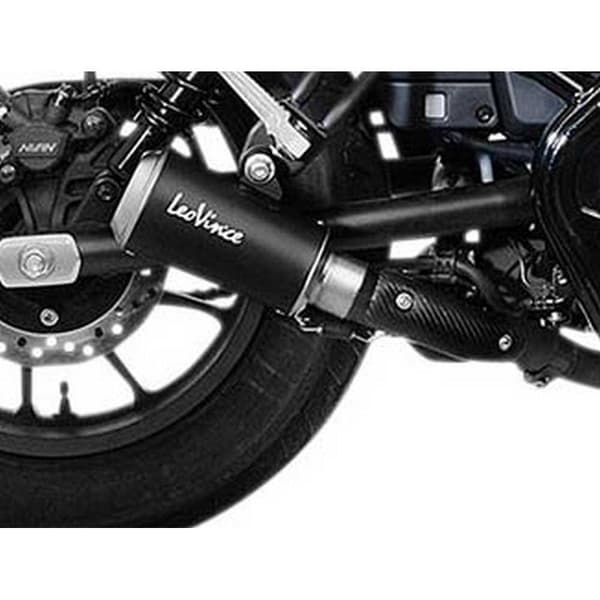 Leovince Lv-10 Honda 15224b Ikke-homologeret Slip-on Lyddæmper Sort Not Homologated