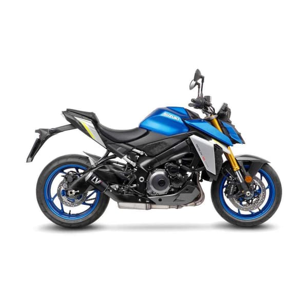 Leovince Lv-10 Suzuki Gsx-s 950/gsx-s 1000/gsx-s 1000 Gt 21-22 Ref:15245c Carbon&stainless Steel Homologeret Lyddæmper Søvfarvet Homologated
