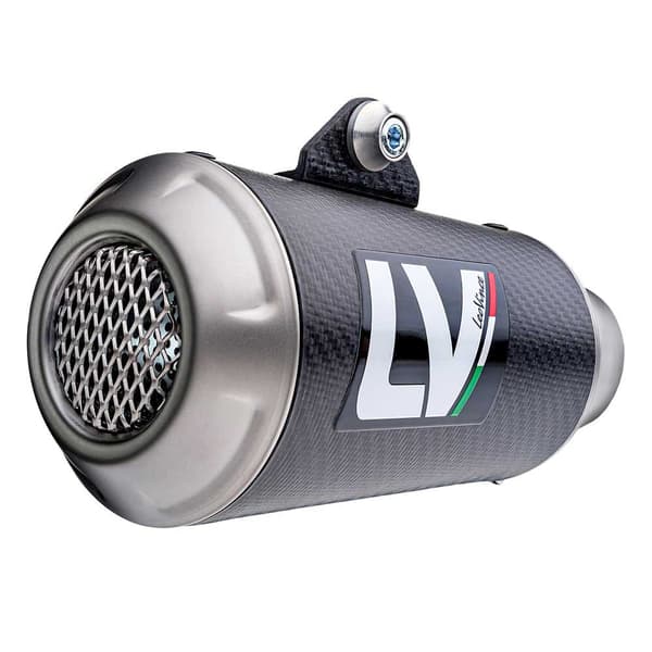 Leovince Lv-10 Suzuki Gsx-s 950/gsx-s 1000/gsx-s 1000 Gt 21-22 Ref:15245c Carbon&stainless Steel Homologeret Lyddæmper Søvfarvet Homologated