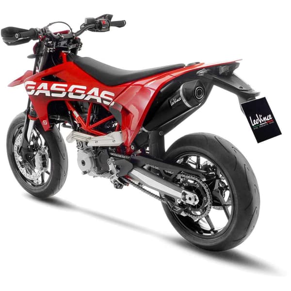 Leovince Nero Gas Gas Es 700 22/sm 700 22&ktm 690 Smc R/ Enduro R 19-22 Ref:14072k Stainless Steel&carbon Hyväksytty äänenvaimennin Hopeinen...