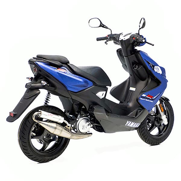 Leovince Hm Tt Mbk Nitro-1999/yamaha Aerox 50-1999 Ei-homologoitu Täydellinen Pakokaasujärjestelmä Hopeinen