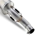 Miniatyrbild 3 av 3: Gpr Exhaust Systems Pentasport Full Titanium Moto Guzzi Sport 1200 4v 2006-2007 Godkänd Ljuddämpare Med Länkpipe Silver Homologated