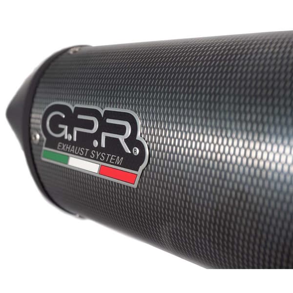 Gpr Exhaust Systems Furore Poppy Husqvarna Sm/te 510 07-09 Ref:hu.18.fupo Homologoitu Ovaalinmuotoinen äänenvaimennin Musta Homologated