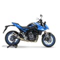 Miniatyrbillede 3 af 3: Gpr Exhaust Systems M3 Inox Suzuki Gsx-8s 2022-2024 E5 Round Ikke-homologeret Fuldt Linjesystem Søvfarvet Not Homologated