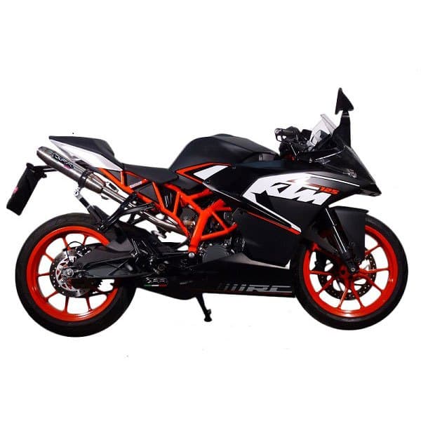 Gpr Exhaust Systems Deeptone Inox Rc 125 14-16 Homologeret Slip On Lyddæmper Søvfarvet Homologated