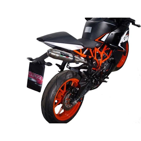 Gpr Exhaust Systems Deeptone Inox Rc 125 14-16 Homologeret Slip On Lyddæmper Søvfarvet Homologated