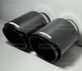Miniatyrbilde 1 av 6: 1x Akrapovic Carbon Fibre Gloss Black Exhaust Tip 3″ Inch Universal Direct Fit