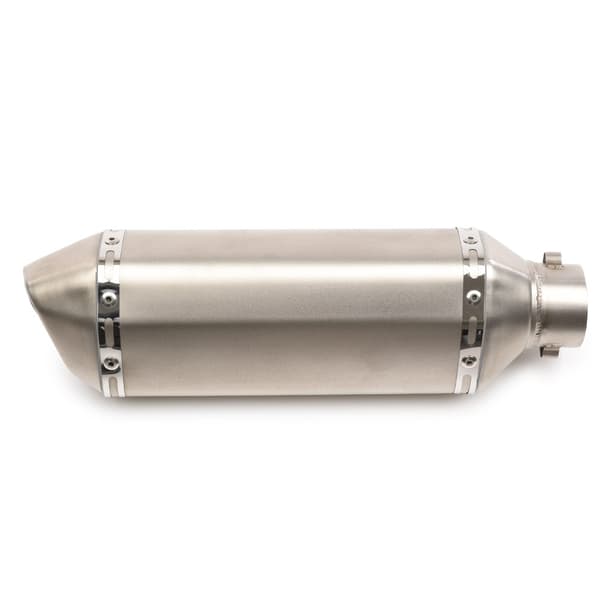 Ljuddämpare universal 370mm - Titanium Look