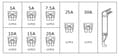 Pikkukuva 3 / 4: ROOKS STANDARD -SULAKESETTI (ATO), 97 OSAA: 3A, 5A, 7,5A, 10A, 15A, 20A, 25A, 30A