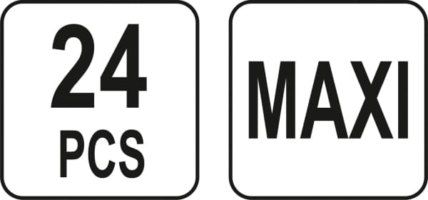 YATO MAXI SIKRINGSSÆT, 24 EL.