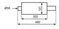 Pikkukuva 6 / 11: Äänenvaimennin Sports Bass Universal WM Sport 93837 Mugen input 58