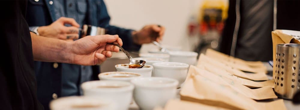 Kaffeprovning för två