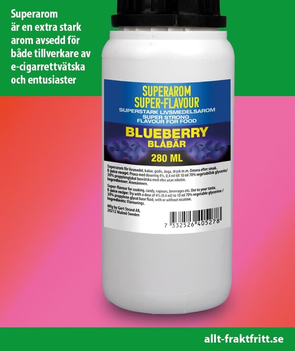 Superarom Blåbär  280 ML