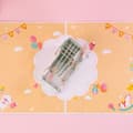 Miniatyrbild 5 av 8: 3D Pop-up babyshower-hälsningskort