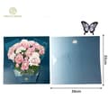 Miniatyrbillede 4 af 7: 3D Pop-up blomster lykønskningskort - Stor buket pæoner